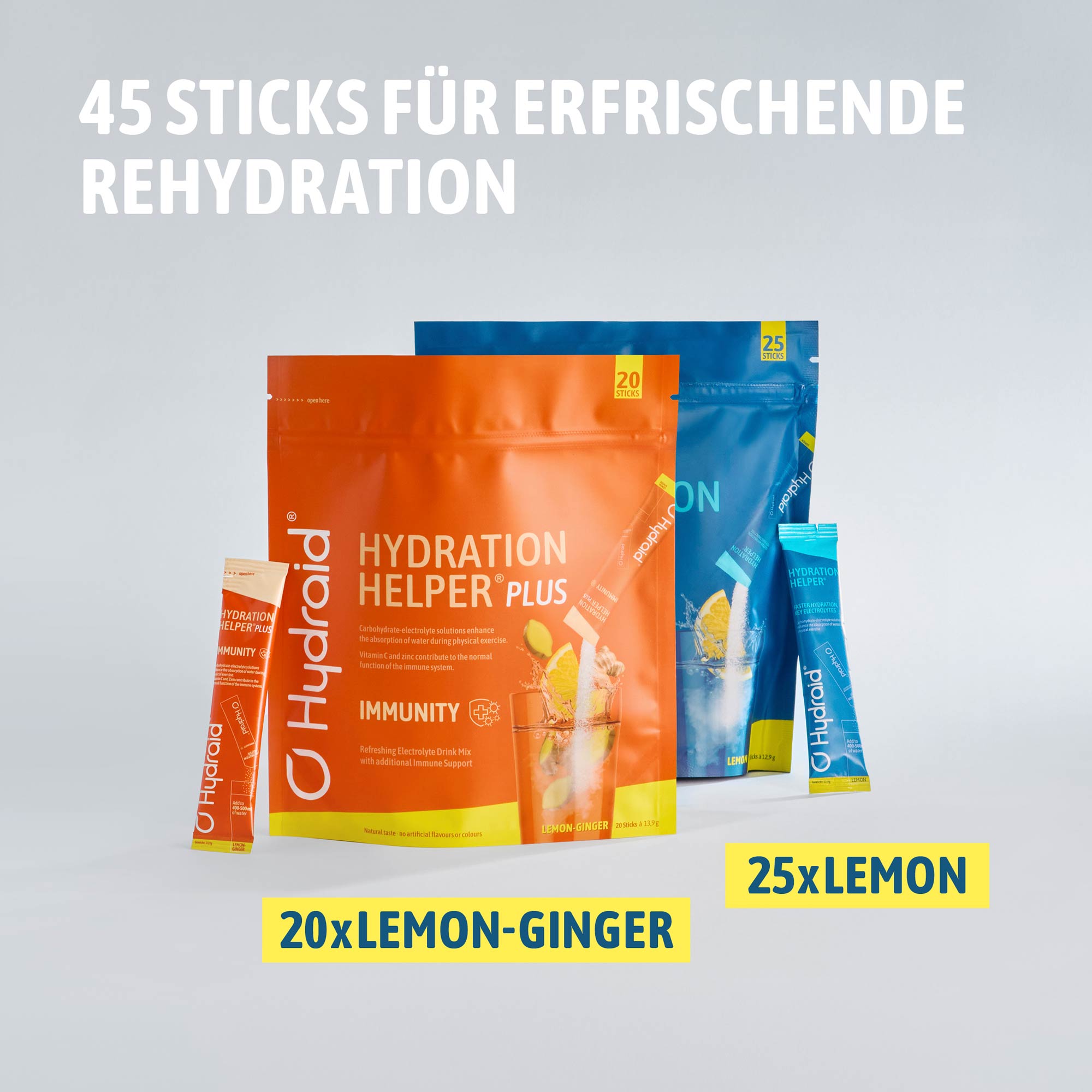 Hydration Helper® PLUS Immunity Lemon Set