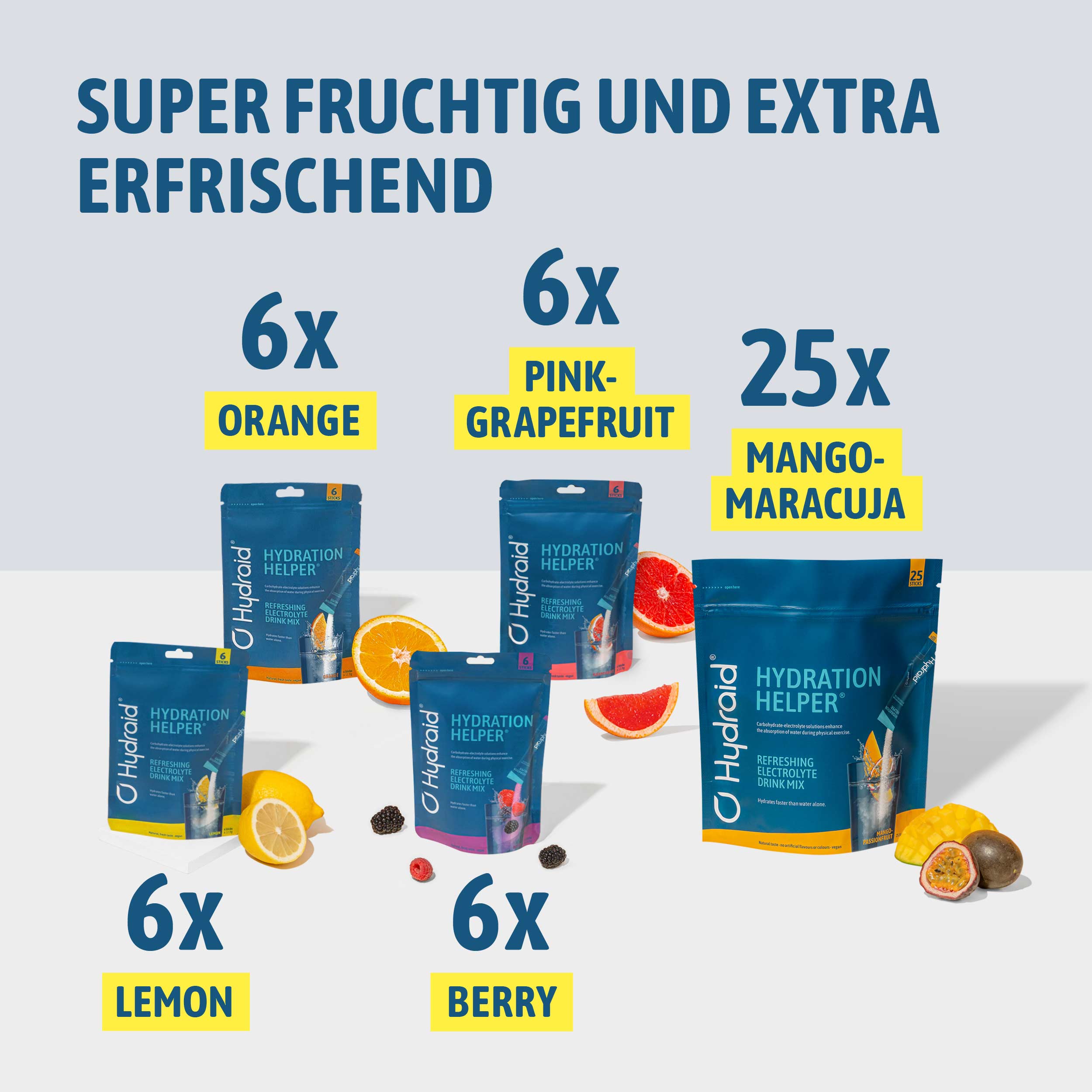 Hydration Helper® Probierset XL Mango-Maracuja