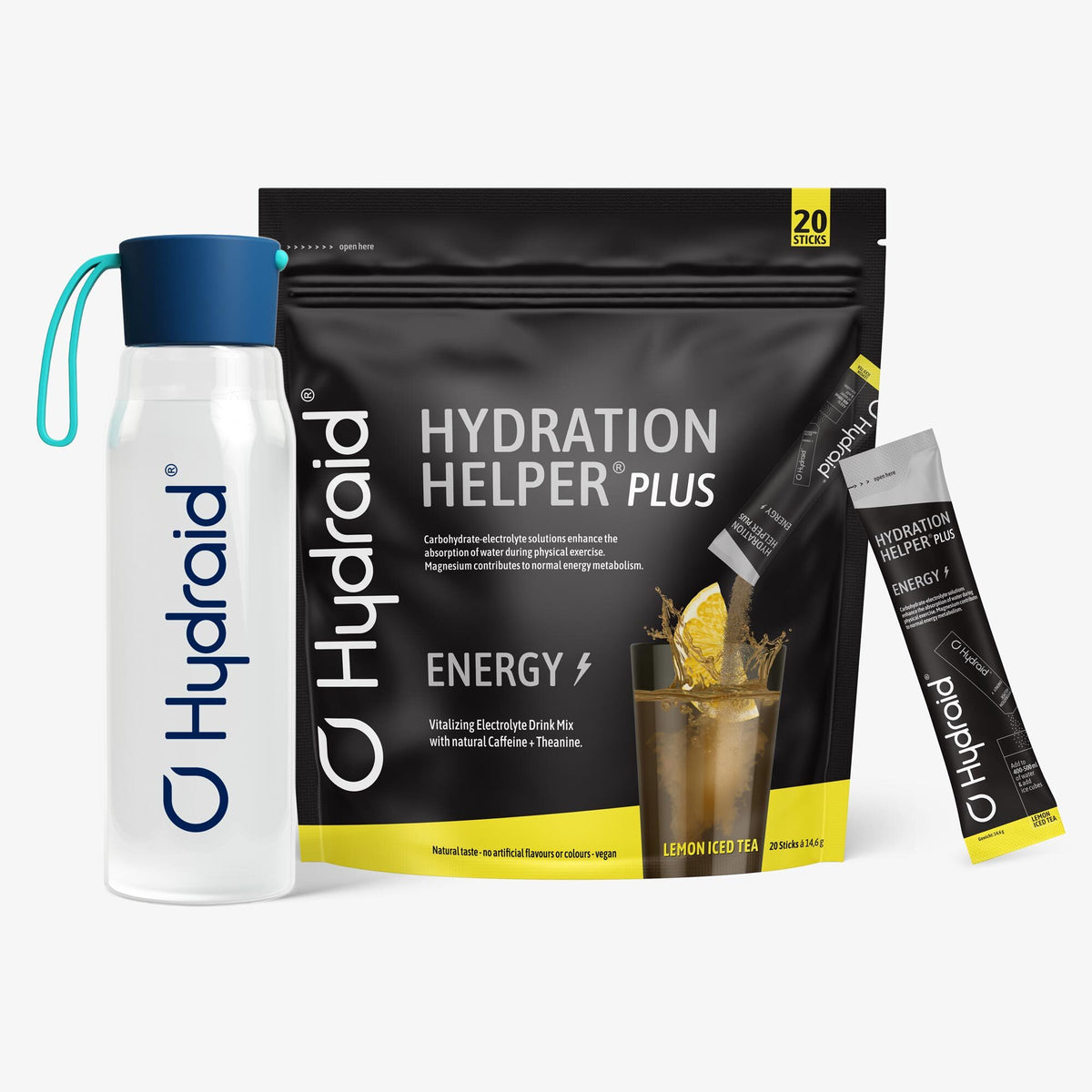 Hydraid Hydration Helper® PLUS Energy - Lemon Iced Tea