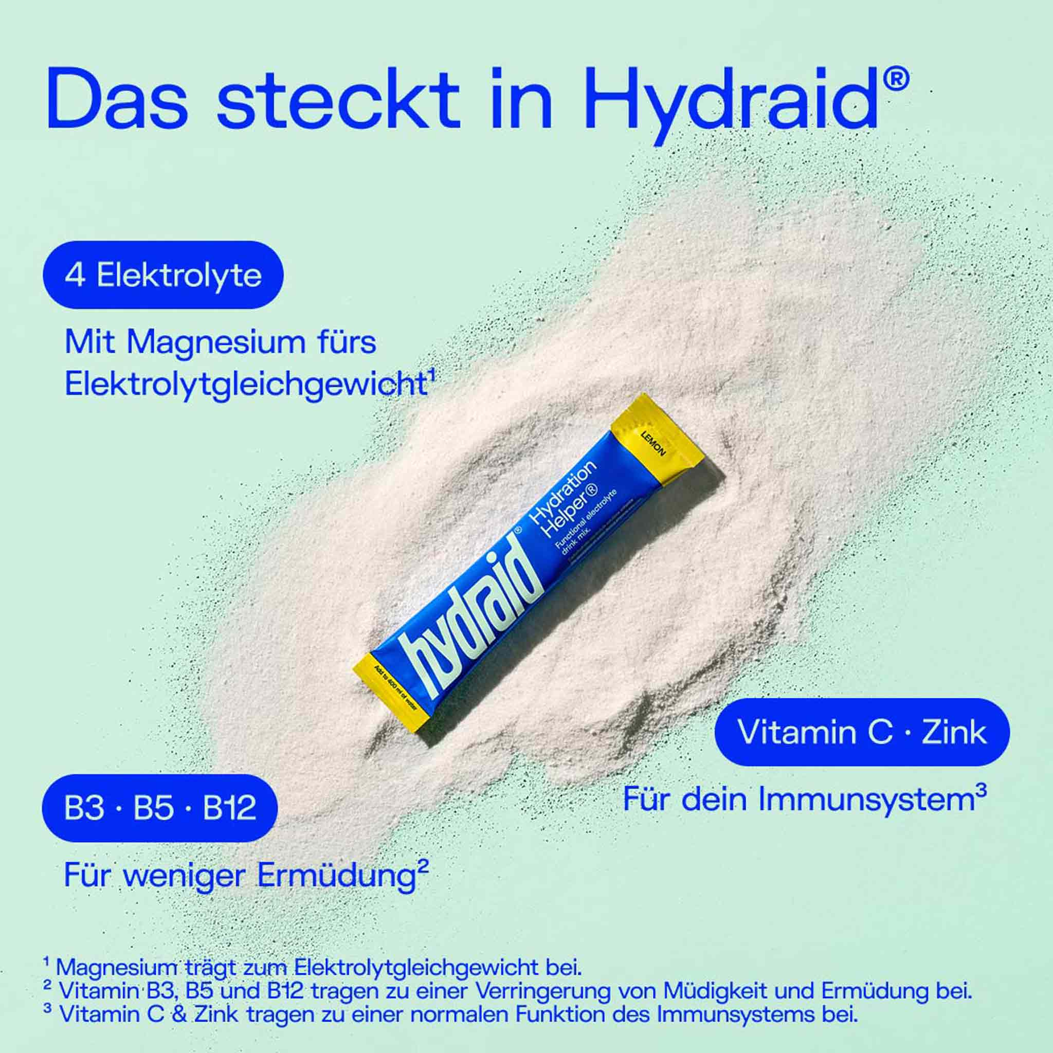 Hydraid Stick auf Pulver