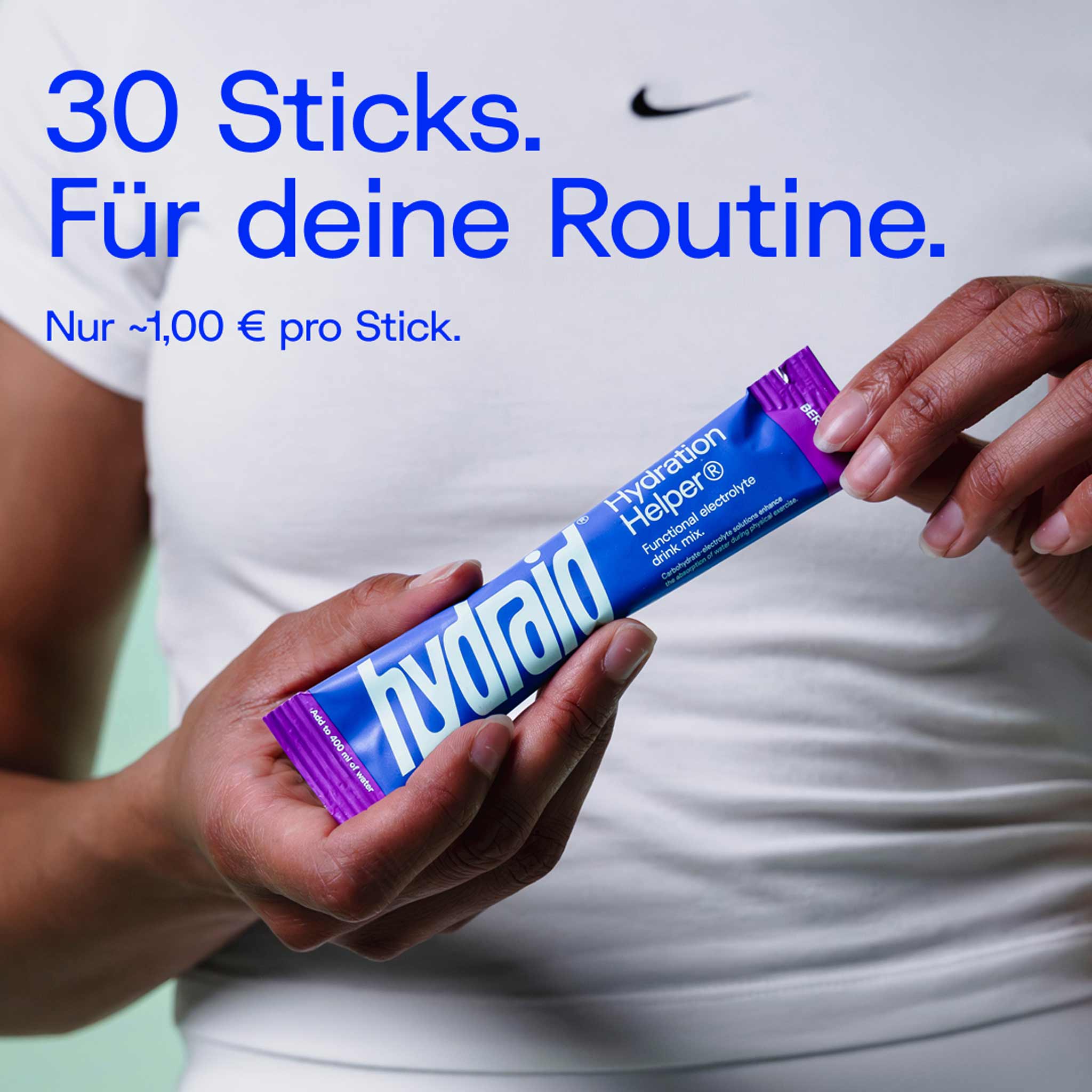 Hydraid Stick wird in der Hand gehalten